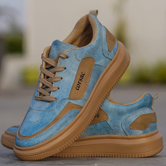 Stylish Men's Blue Air Trendy Sneakers For Men's